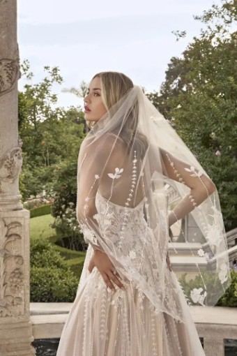 Casablanca Bridal CB - PETAL 2496 #3 default Ivory Nude thumbnail