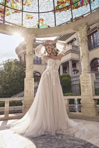 Casablanca Bridal CB - PETAL 2496 #1 Ivory Nude thumbnail