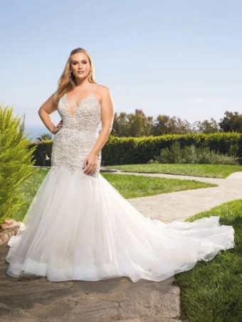 Casablanca Bridal CB - CLARA 2359 #4 Ivory/Nude/Sorbet thumbnail
