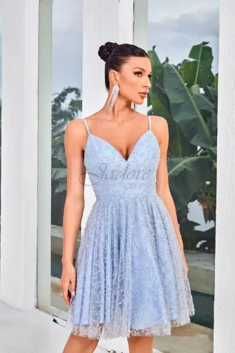 Jadore Evening J24012 #9 Light Blue thumbnail