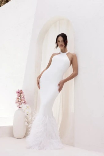 Casablanca Bridal CB - VOULA LE139 #0 default Ivory/Nude thumbnail