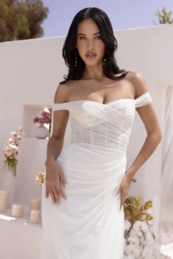 Casablanca Bridal CB - ZOE LE135 #2 Ivory/Nude thumbnail