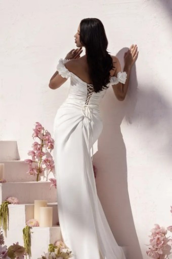 Casablanca Bridal CB - ZINA LE142 #1 Ivory thumbnail