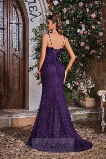 Jadore Evening J26003 #1 Purple thumbnail