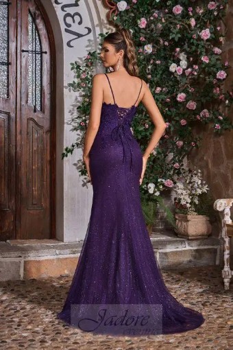 Jadore Evening J26003 #1 Purple thumbnail