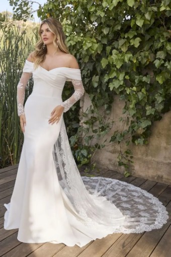 Casablanca Bridal CB - MOLLIE BL465 #0 default Ivory/Nude thumbnail