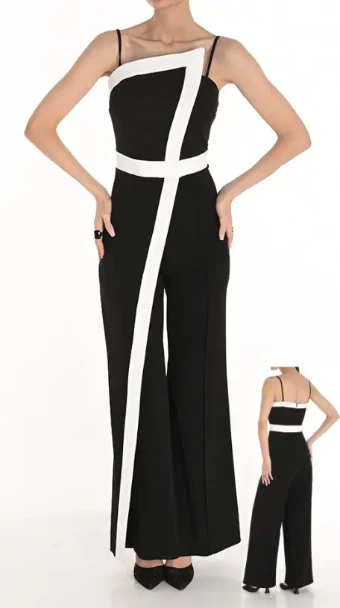 Frank Lyman 259104 #0 default Black/Off White thumbnail