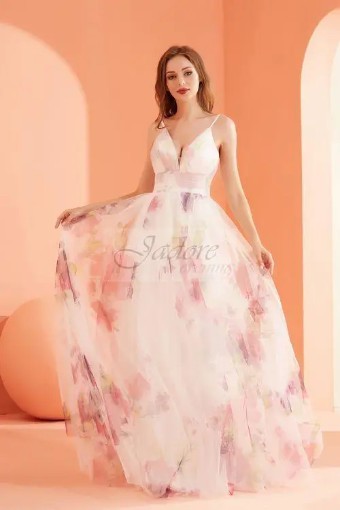 Jadore Evening J22011 #0 default Pink/Ivory thumbnail
