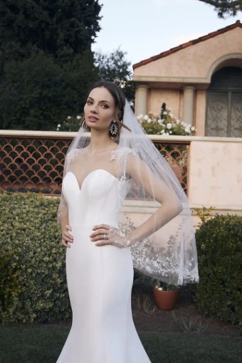 Casablanca Bridal CB - POSEY 2524 #2 Ivory/Silver thumbnail